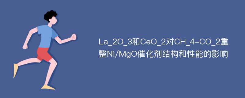 La_2O_3和CeO_2对CH_4-CO_2重整Ni/MgO催化剂结构和性能的影响